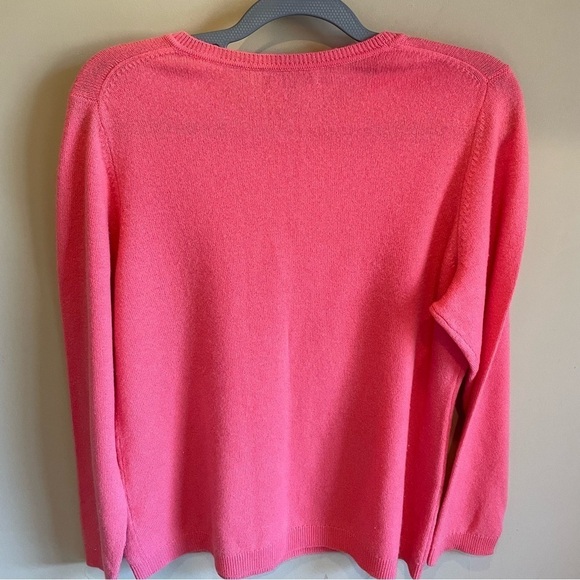 Charter Club Cashmere Sweater Peachy Orange - Picture 9 of 9